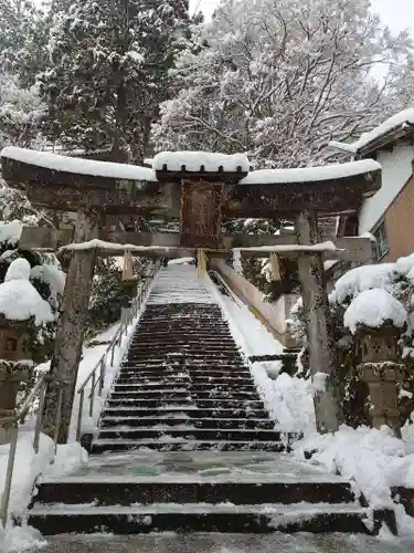 栗溪神社の鳥居