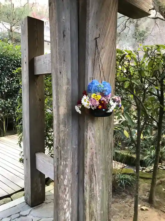 明月院の山門・神門