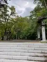 鷹栖神社の庭園