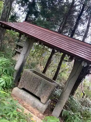 和立海神社の手水舎