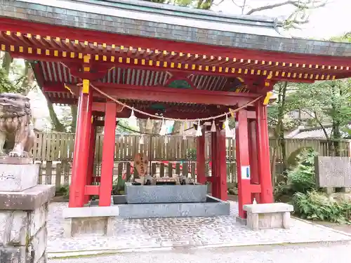 青井阿蘇神社の手水