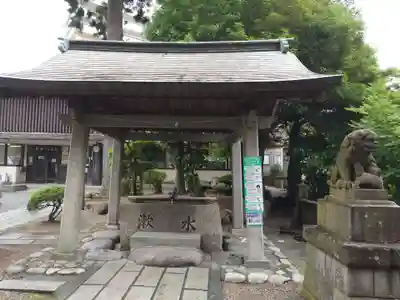 新橋浅間神社の手水舎