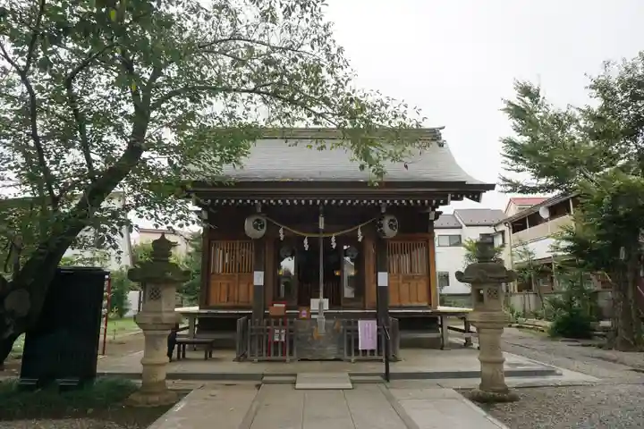 天沼熊野神社の本殿・本堂