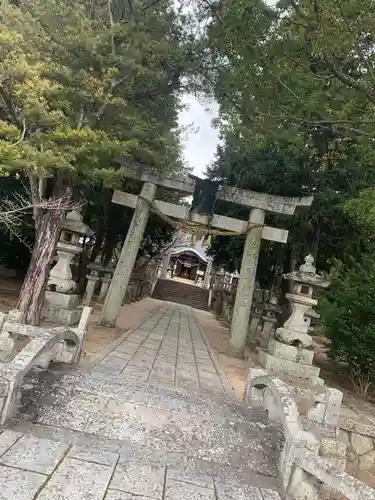 小俣八幡宮の鳥居