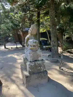 白兎神社の狛犬