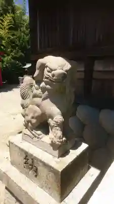 神明社(北方町中島)の狛犬