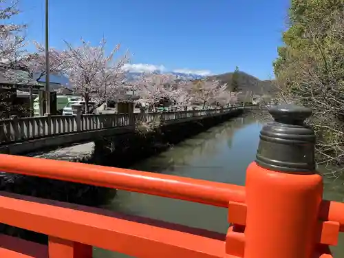 武田神社の景色