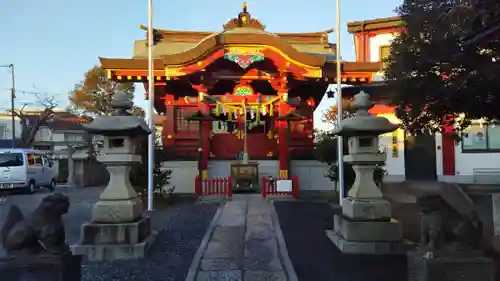 多摩川諏訪神社の本殿・本堂