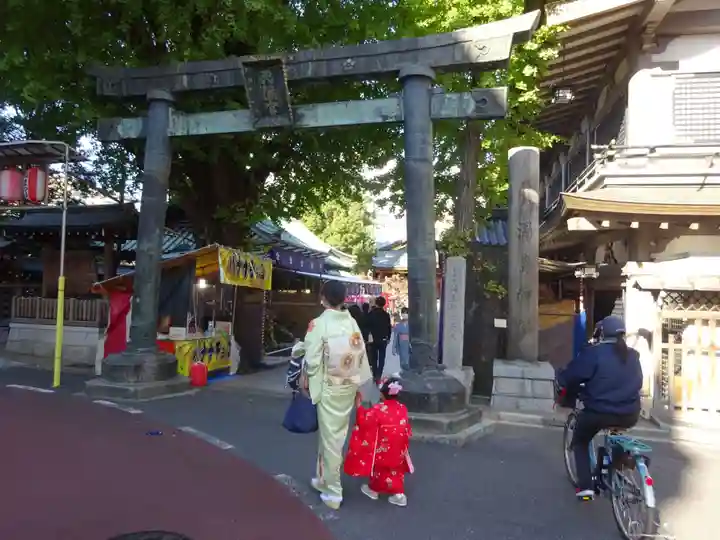 湯島天満宮の七五三参