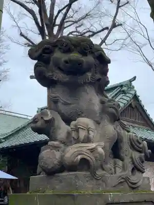 戸越八幡神社の狛犬