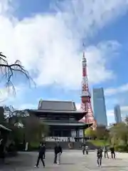 増上寺の景色