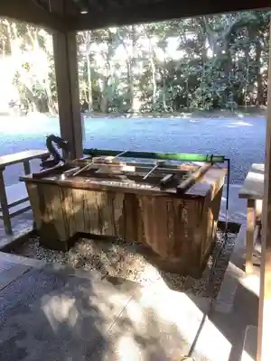 氷上姉子神社(熱田神宮摂社)の手水舎