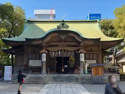 坐摩神社の本殿