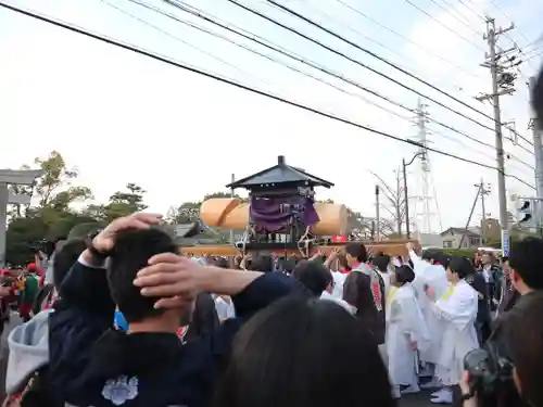 田縣神社のお祭り
