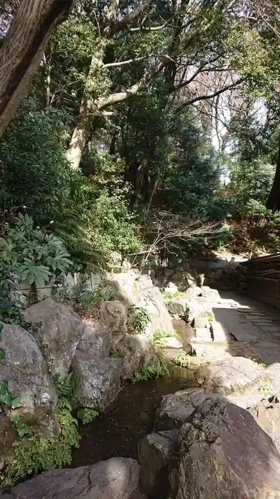 貫井神社の庭園