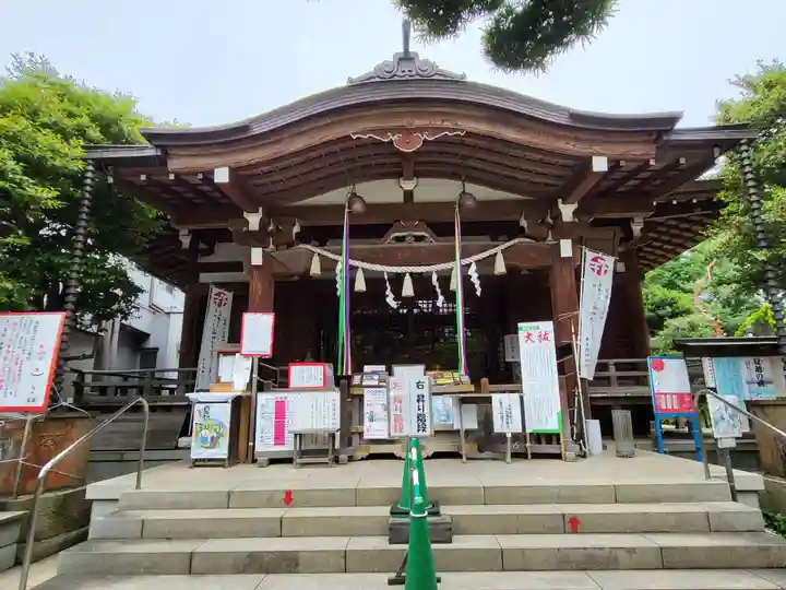 鳩森八幡神社の本殿・本堂