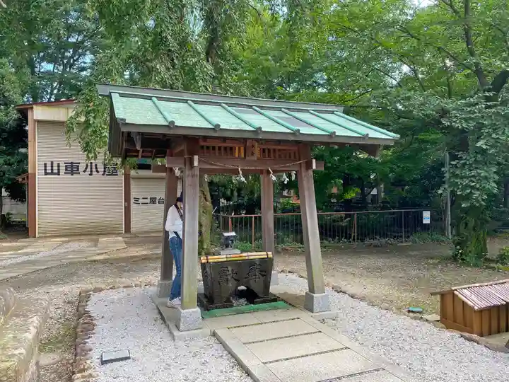 廣瀬神社の手水舎