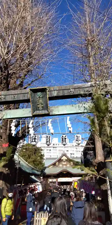 湯島天満宮の初詣