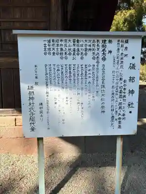 礒部神社の{uncategorized: "未分類", other: "その他", undefined: "問題あり", building: "その他建物", grave: "お墓", sacred_gate: "鳥居", guardian: "狛犬", statue: "像", buddha: "仏像", history: "歴史", nature: "自然", garden: "庭園", animal: "動物", pagoda: "塔", temizu: "手水舎", mountain_gate: "山門・神門", sanctuary: "本殿・本堂", subordinate: "末社・摂社", art: "芸術", scenery: "景色", jizo: "地蔵", ema: "絵馬", goshuin: "御朱印", omikuji: "おみくじ", items: "授与品その他", amulet: "お守り", goshuincho: "御朱印帳", eats: "食事", festival: "お祭り", votive_dance: "神楽", shichigosan: "七五三参", wedding: "結婚式", experience: "体験その他", initially: "初詣", around: "周辺", anti_infection: "感染症対策"}