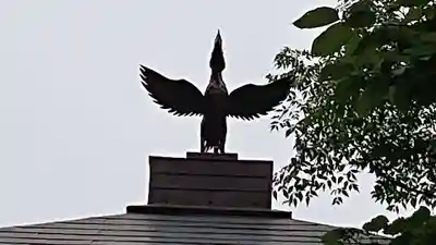 素鵞神社の狛犬