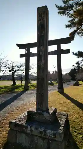 相馬中村神社の鳥居