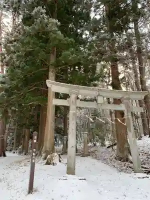桜松神社の鳥居