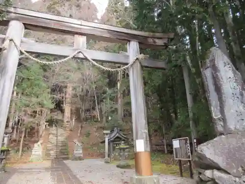 戸隠神社宝光社の鳥居