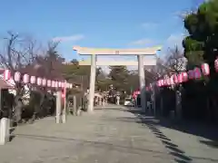 片瀬諏訪神社の鳥居