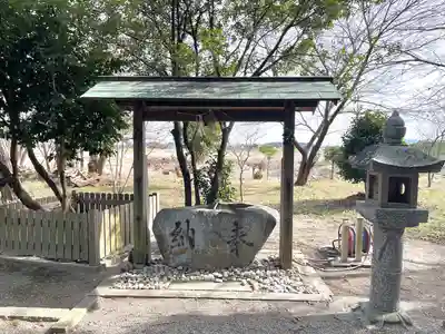 宇氣比神社の手水舎