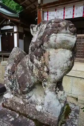 都祁水分神社の狛犬