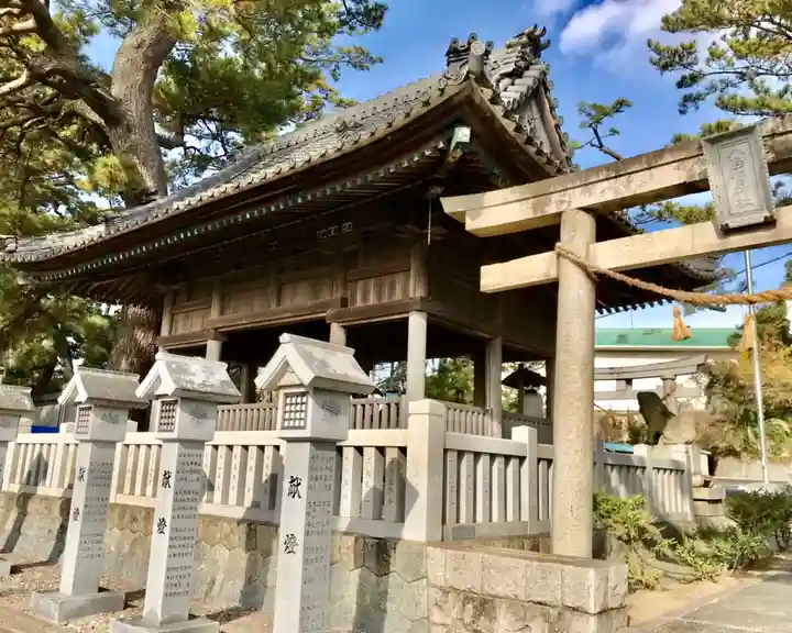 八百富神社の鳥居