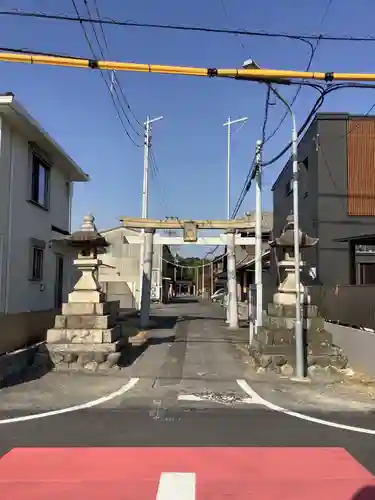 八幡社（石清水八幡宮）の鳥居