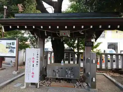 伊勢原大神宮の手水舎