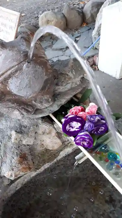 星置神社の手水舎