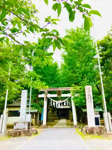 金村別雷神社の鳥居