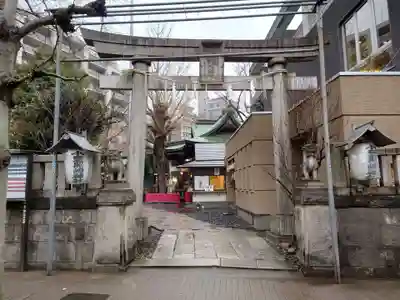 小野照崎神社の鳥居