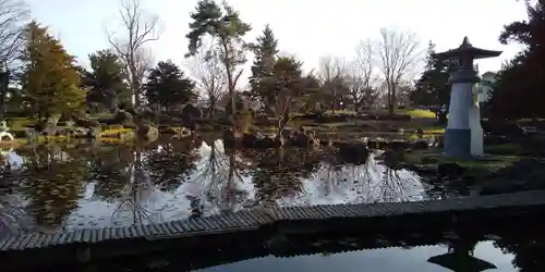 北海道護國神社の庭園