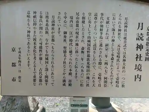 月読神社（松尾大社摂社）の歴史