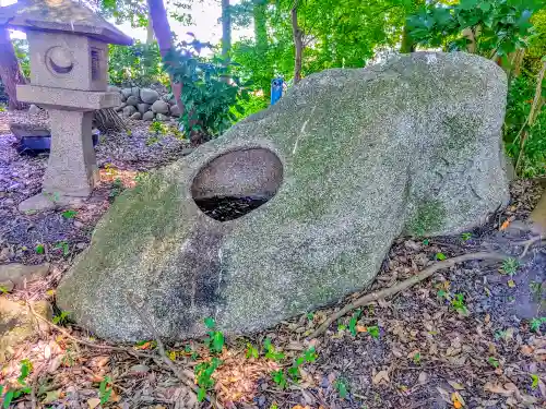 神明社（三丸渕上屋敷）の手水