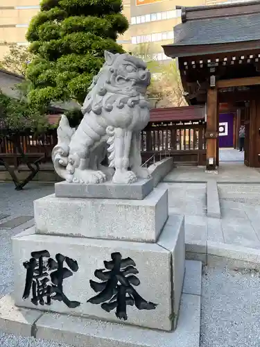警固神社の狛犬