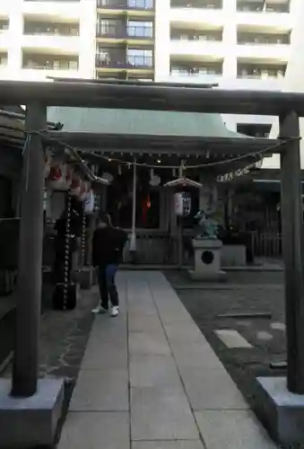 宮益御嶽神社の鳥居