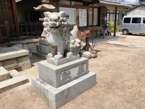 柴島神社の狛犬