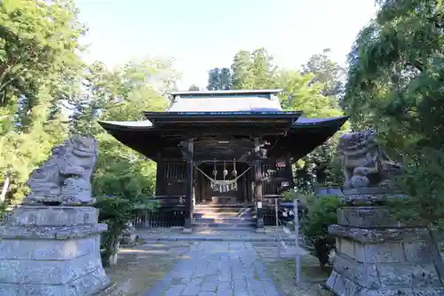 田村神社の狛犬