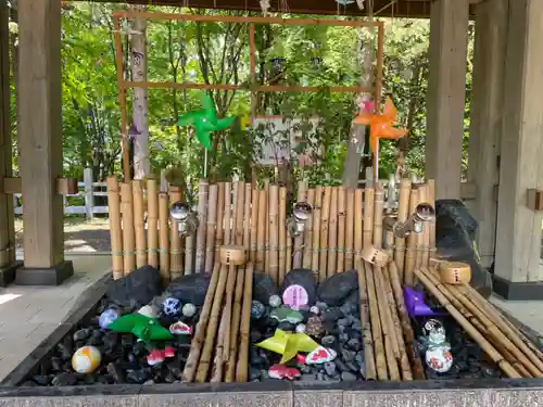 上川神社の手水