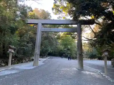 伊勢神宮内宮(皇大神宮)の鳥居