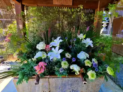 國魂神社の手水舎