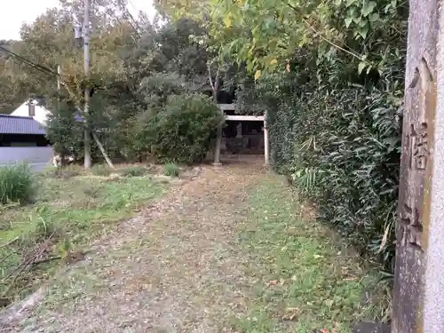 神明社（鹿乗町）の鳥居