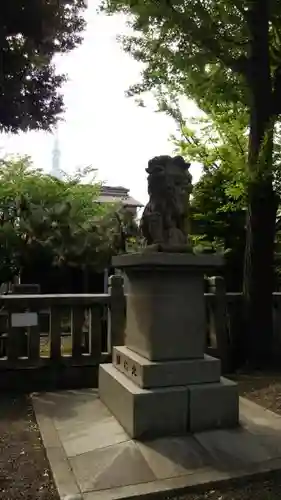 亀戸 香取神社の狛犬