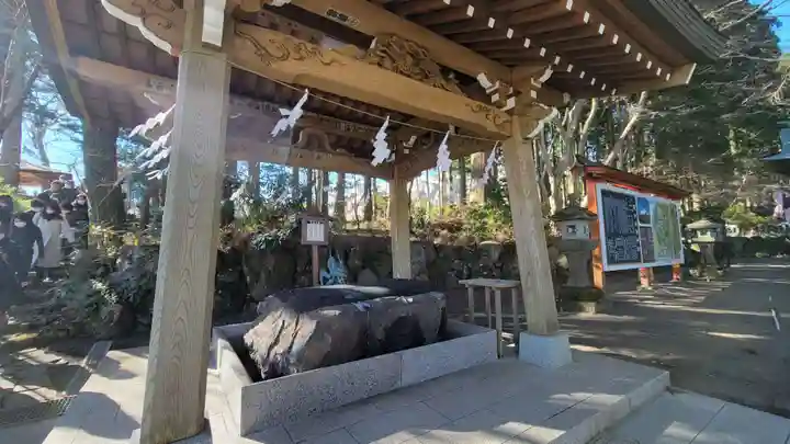 富士山東口本宮 冨士浅間神社の手水舎