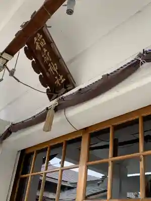 田中稲荷神社の本殿・本堂